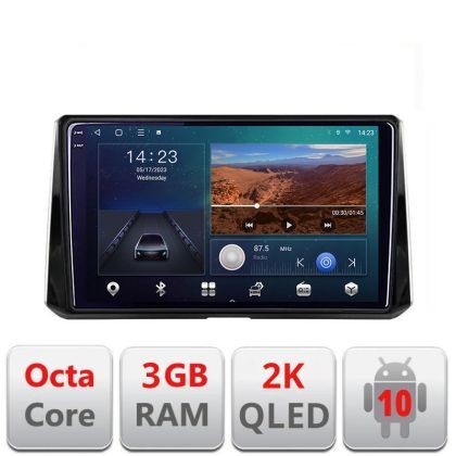 Navigatie Toyota Corolla 2019- B-388-levin Android Ecran 2K QLED octa core 3+32 carplay android auto kit-388-levin+EDT-E310V3-2K CarStore Technology