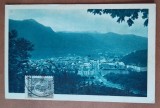 Carte postala, Panorama din Brasov, perioada interbelica