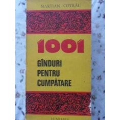 1001 GANDURI PENTRU CUMPATARE-MARTIAN COTRAU