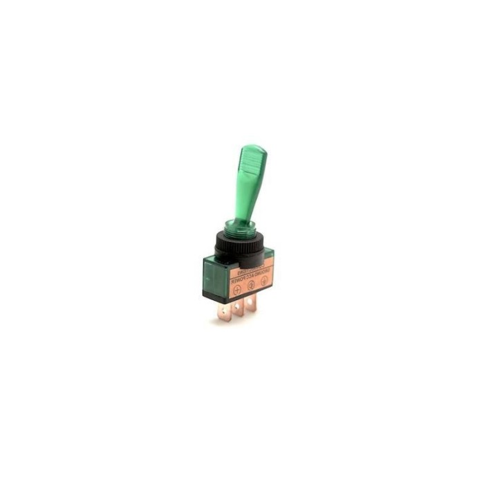 Intrerupator Basculant de Plastic elSales ELS-1225V, ON - OFF, Tensiune de lucru 12V - 15A, Design Ergonomic,