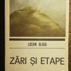 Lucian Blaga - Zari si etape