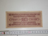 Cumpara ieftin Bancnota UCRAINA 10 ZEHN karbowanez 1942
