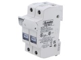 Suport siguranță LOVATO ELECTRIC 10x38mm 30A 600VAC pentru șină DIN 2 poli