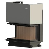 Focar de șemineu - Crystal 110 ECO &ndash; Geam panoramic 3 suprafețe vitrate, 18 KW, randament &ge;70%