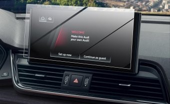 Folie pentru Navigație Audi A5 2024, Ultra-Rezistentă, Claritate Cristalină, Aplicare Ușoară foto