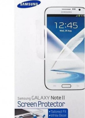 Folie Protectie Samsung Galaxy Note 2- ETC-G1J9BEGSTD foto