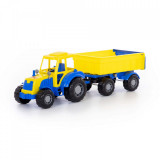 Cumpara ieftin Tractor cu remorca - Altay, 59x17x18cm, 5-7 ani, 3-5 ani, Băieți, Oem