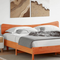 vidaXL Tăblie de pat, maro ceruit, 200 cm, lemn masiv de pin