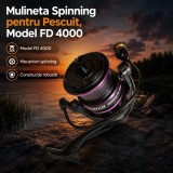 Mulineta Spinning pentru Pescuit, Model FD 4000