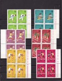 1988 LP 1203 A 24-a EDITIE A J.O DE VARA SEUL-PREOLIMPIADA BLOCURI DE 4 MNH, Nestampilat