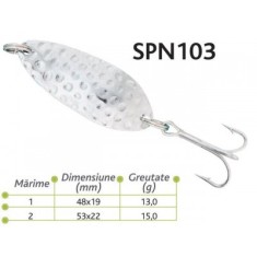 Lingurite oscilante Spn 103 Baracuda 13g/15g 15g