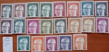GERMANIA-1970-&#039;&#039;Presd. HEINEMAN&#039;&#039;- Set complet 23val-Cat. Mi.=32e MNH- NESTAMP. -vezi scan, Nestampilat