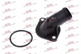 Flansa lichid racire VW Golf IV 1997-2003 1.8, 1.8 T, 1.9 TDI, Golf V 2003-10 1.9 TDI; 026121121A; 049121211; SRLine, aftermarket