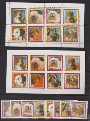 GUINEA ECUATORIALA 1978 CAINI MI.1427-1434 +BL.A309 A +B MNH foto