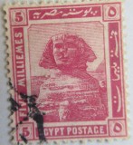 Egipt 1915 .sfinx din Giza