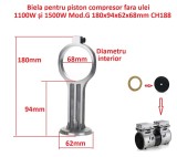 Cumpara ieftin Biela piston compresor fara ulei 1100W și 1500W Mod.G 180x94x62x68mm CH188