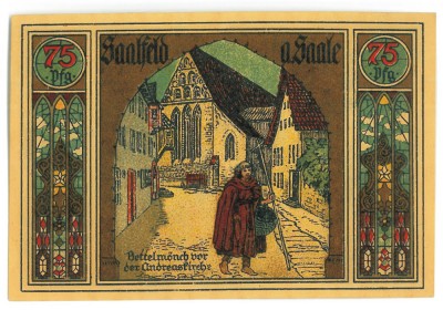 80 - Jeton GERMANIA - 75 Pfenning ( 10,4 / 7,1 cm ) - UNC - 1921 foto