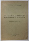 UN MANUNCHIU DE DOCUMENTE PRIVITOARE LA SATUL LIESTI - TECUCI de C.A. STOIDE, D.L. STAHIESCU 1941