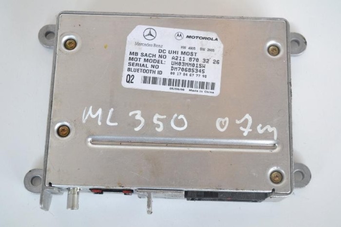Set sistem Bluetooth MERCEDES-BENZ M W164 2007 OEM: A2218703226 1625532