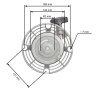 Demaror motor diesel Hatz 1B20, 1B30, 1B40, Taiwan