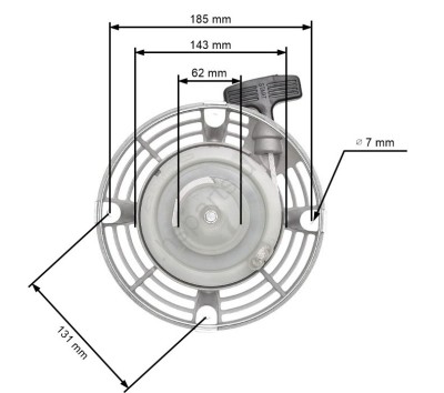 Demaror motor diesel Hatz 1B20, 1B30, 1B40 foto