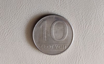 Polonia - 10 zloti (1988) monedă s391 foto