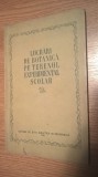 Lucrari de botanica pe terenul experimental scolar - E. I. Tal (1954)