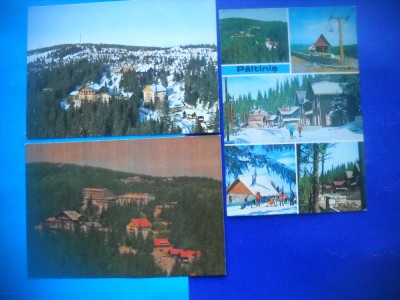 HOPCT LOT 2132 PALTINIS -JUD SIBIU -3 CARTI POSTALE-NECIRCULATE foto