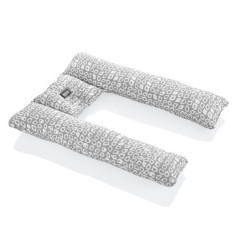 Perna 3 in 1 : babynest, pentru gravide si pentru alaptare in forma de u babyjem (culoare: gri) foto
