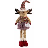 Figurina Ren Fetita textil multicolor 28x22x83 cm