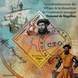 Timbre Niger 2021, Mari Exploratori: Fernando Magellan, Colita