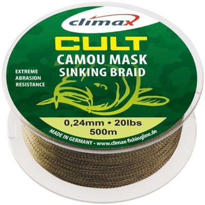 Fir textil Climax CULT CRAP CAMOU MASK SINKING 1200m 0.30mm 13.60kg foto