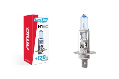 Bec halogen H1 12V 55W LumiTec SuperWhite + 120% AVX-AM02135 foto