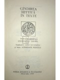 Gandirea hittita in texte (Editia: 1986)