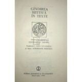 Gandirea hittita in texte (Editia: 1986)