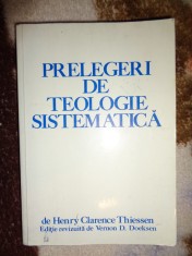Prelegeri de teologie sistematica - Henry Clarence Thiessen / carte religie , 476 pagini