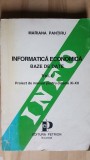 Informatica economica vol 1 Baze de date - Mariana Pantiru