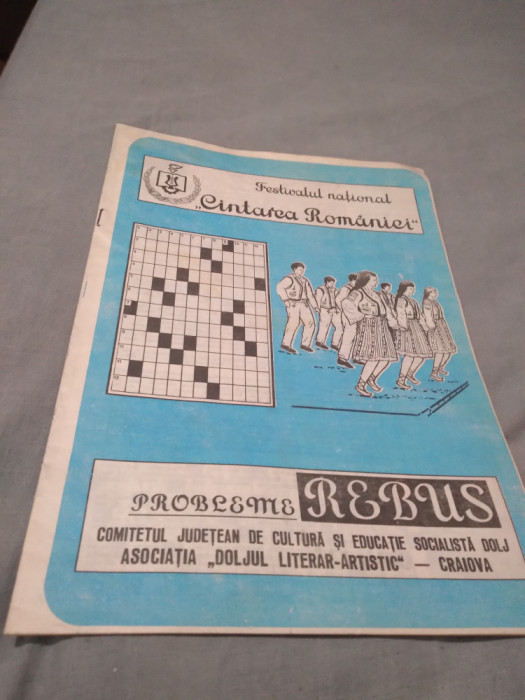 REVISTA REBUS A COMITETULUI JUDETEAN DOLJ CRAIOVA 10.01 .1982