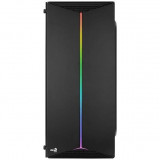 Carcasa DELTABKV1 ATX, RGB Front Full Side Window 12cm Fan Black, Aerocool