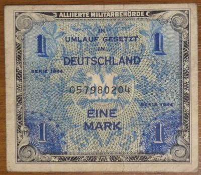 1 mark 1944, Germania foto