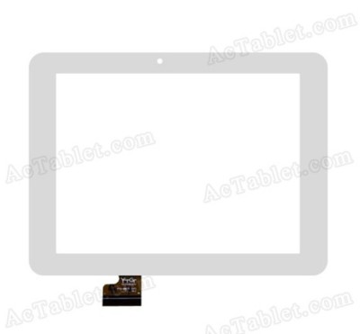 Touchscreen Universal Touch 8, 3YTG-G80022-F1, White foto