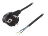 Cablu Electric 3x0,75mm2 PVC 3m Negru 16A 250V