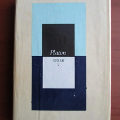 Platon - Opere volumul 5 (1986, editie cartonata)