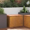 VidaXL Bancă de grădină Ruginit 60 x 40 x 43 cm 874897