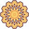 Sticker decorativ, Mandala, Multicolor, 60 cm, 7213ST