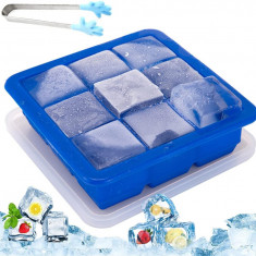 I Cube Tavi - Miotlsy 9 Grile de gheață din silicon cu capac din silicon și mini