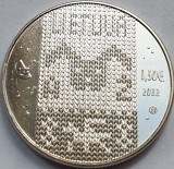 Moneda 1 1/2, 1,5 euro 2022 Lituania, Zuikis Puikis, km#273, unc, Europa