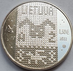 Moneda 1 1/2, 1,5 euro 2022 Lituania, Zuikis Puikis, km#273, unc