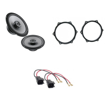 Pachet audio, Seat IBIZA, boxe Hertz UNO X 165, inele adaptoare, conectica foto