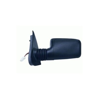 Oglinda exterioara Peugeot 405 (15B/15E/4B/4E) 07.1987-12.1997 partea stanga BestAutoVest crom plana carcasa neagra reglare electrica fara incalzire foto